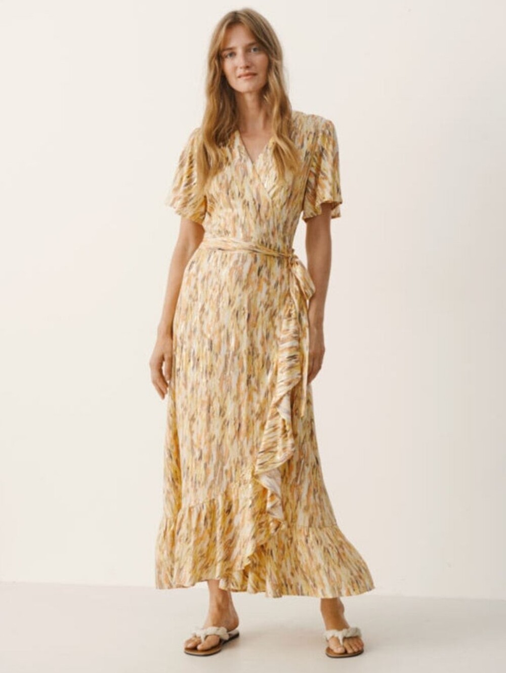 Part Two Clarina wrap dress